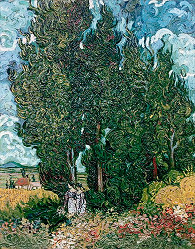 Vincent van Gogh - The cypresses