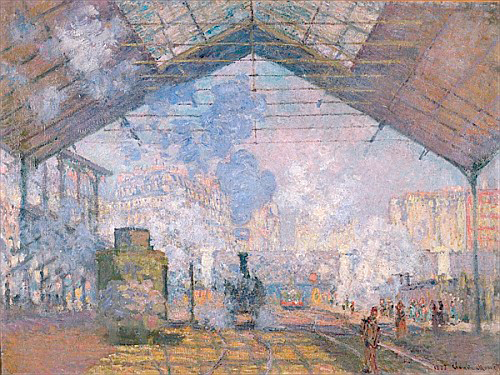 Claude Monet - The Gare St. Lazare