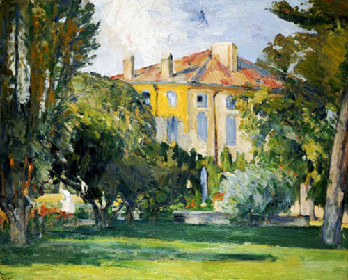 Paul Cézanne - The House of the Jas de Bouffan