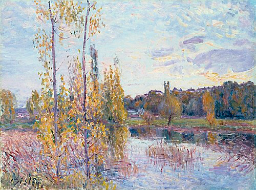 Alfred Sisley - The Lake at Chevreuil 