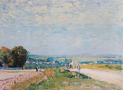Alfred Sisley - The Road to Montbuisson at Louveciennes