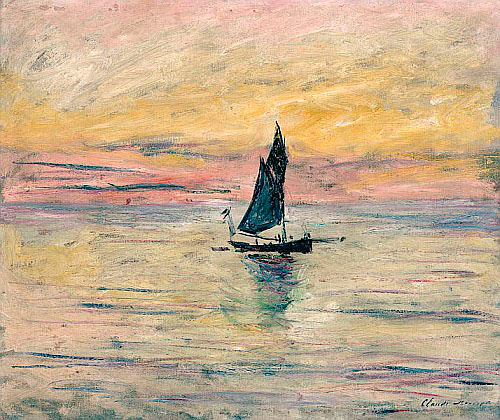 Claude Monet - The Sailing Boat