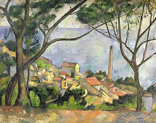 Paul Cézanne - The Sea at l'Estaque