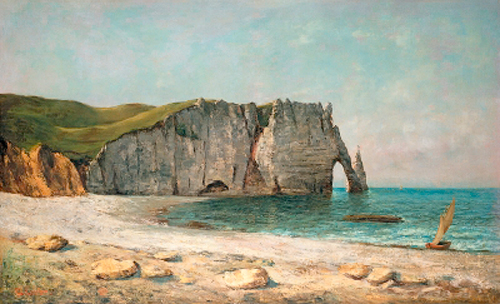 Gustave Courbet - The Sea-Arch at Etretat