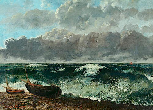 Gustave Courbet - The Stormy Sea or The Wave 