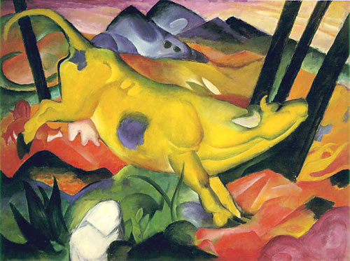Franz Marc - The yellow cow