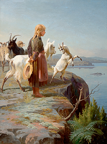 Adolf Mackeprang - The young goats keeper