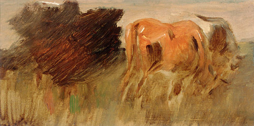 Wilhelm Busch - Two cows