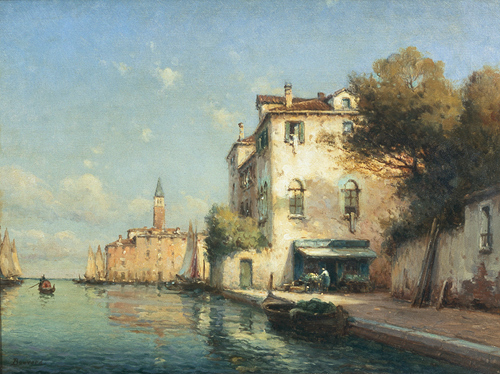Antoine Bouvard - Venedig in evening sun