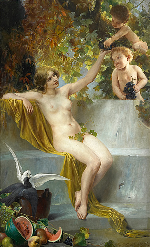 Ferdinand Wagner d. J. - Venus with putti