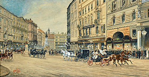 Franz Witt - Vienna street scene