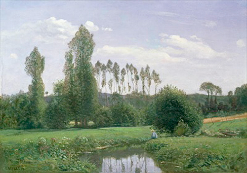 Claude Monet - View at Rouelles