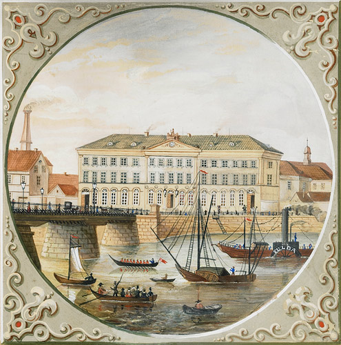 Norddeutscher Landschaftsmaler - View of Bremen