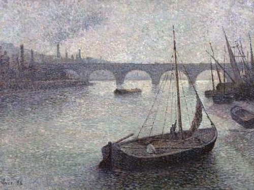 Maximilien Luce - View of the Thames