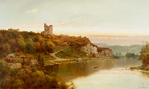 Alfred de Breanski - View onto Knaresborough Castle