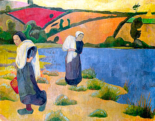 Paul Serusier - Washerwomen at the Laita River