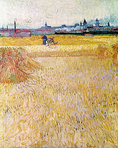 Vincent van Gogh - Wheatfield with Sheaves
