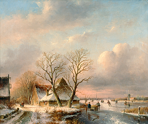 Johannes Hilverdink - Winter landscape