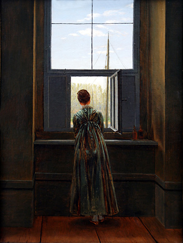 Caspar David Friedrich - Woman at a window