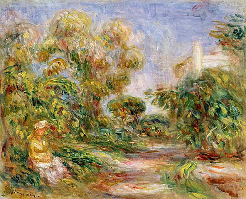 Pierre-Auguste Renoir - Woman in a Landscape