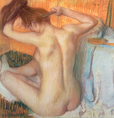 Edgar Degas - Woman in the bathroom