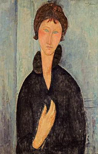Amadeo Modigliani - Woman with Blue Eyes