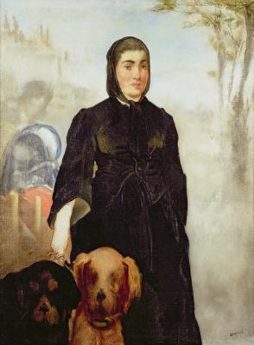 Edouard Manet - Woman With Dogs