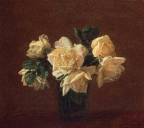 Thédore Fantin-Latour - Yellow Roses