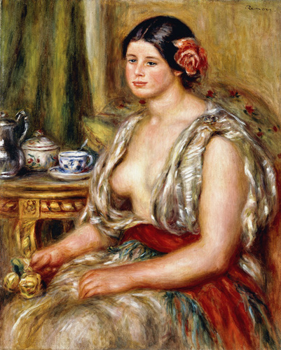 Pierre-Auguste Renoir - Young Girl seated in Oriental Costume
