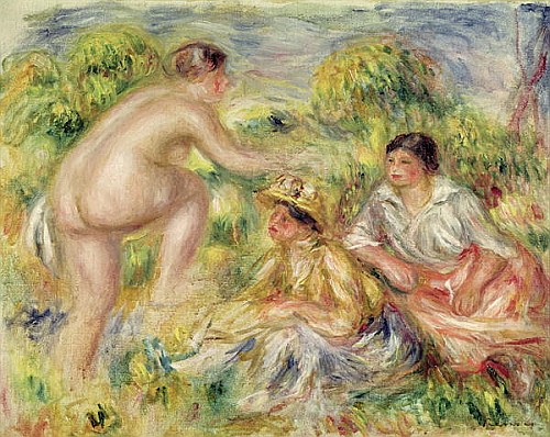 Pierre-Auguste Renoir - Young Girls in the Countryside