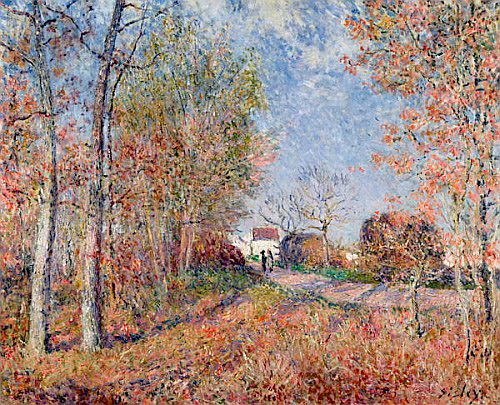 Alfred Sisley - A Corner of the Woods at Sablons