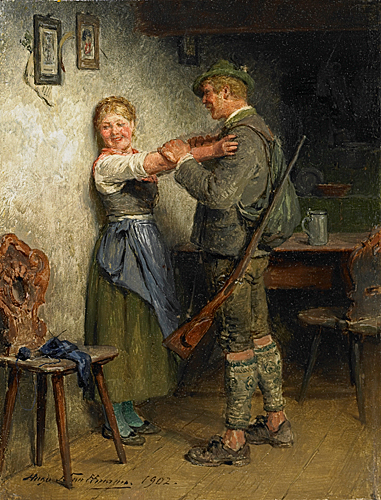 Hugo Kauffmann - A kiss