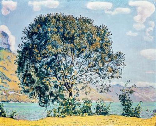 Ferdinand Hodler - A View of Lake Brienz from Bodeli