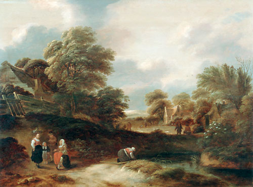 Claes Molenaer - Animated driving at the village edge