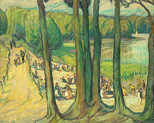 Elisabeth Andrae - At a lake