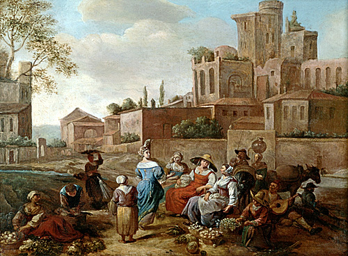 Italienischer Meister - At the market