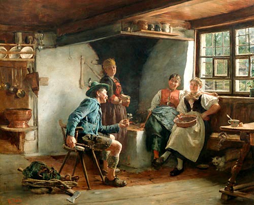 Emil Rau - At the villages graces