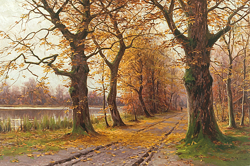 Walter Moras - Autumn alley