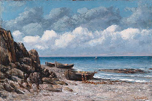 Gustave Courbet - Boats at St. Aubain