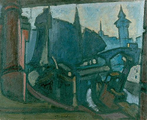 Anton Kerschbaumer - Canal in dawn