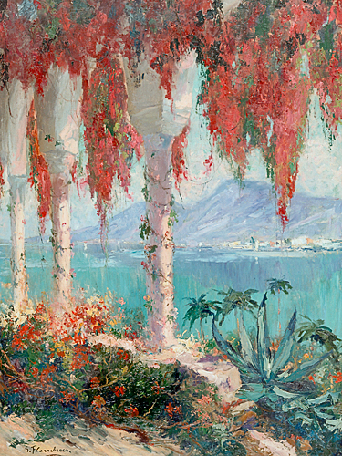 Gustave Flasschoen - Cap Ferrat at the Côte d"™Azur