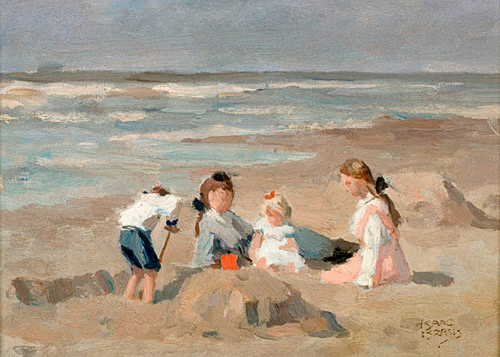 Isaak Israels - Children at the beach