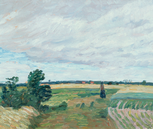 Otto Modersohn - Cloudy summerday near Fischerhude