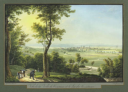 Johann Ludwig Bleuler - Constance at lake Constance