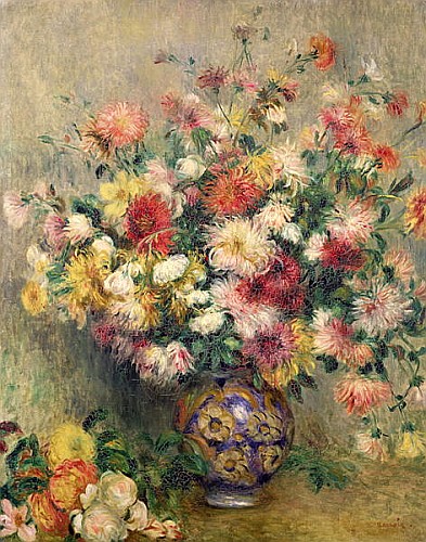 Pierre-Auguste Renoir - Dahlias