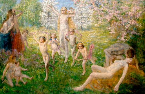 Ernst Bernhard Marx - Dance at springtime
