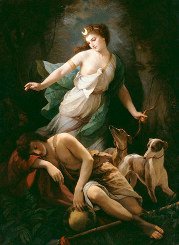 Johann Grund - Diana and Endymion