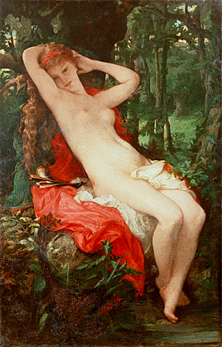 Jules Louis Machard - Diana at the spring