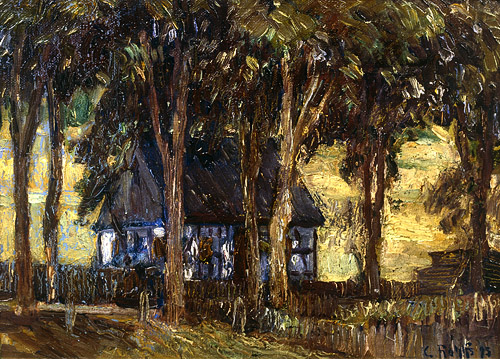 Christian Rohlfs - Farmhouse at Weimar