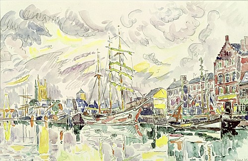 Paul Signac - Fecamp, 1934